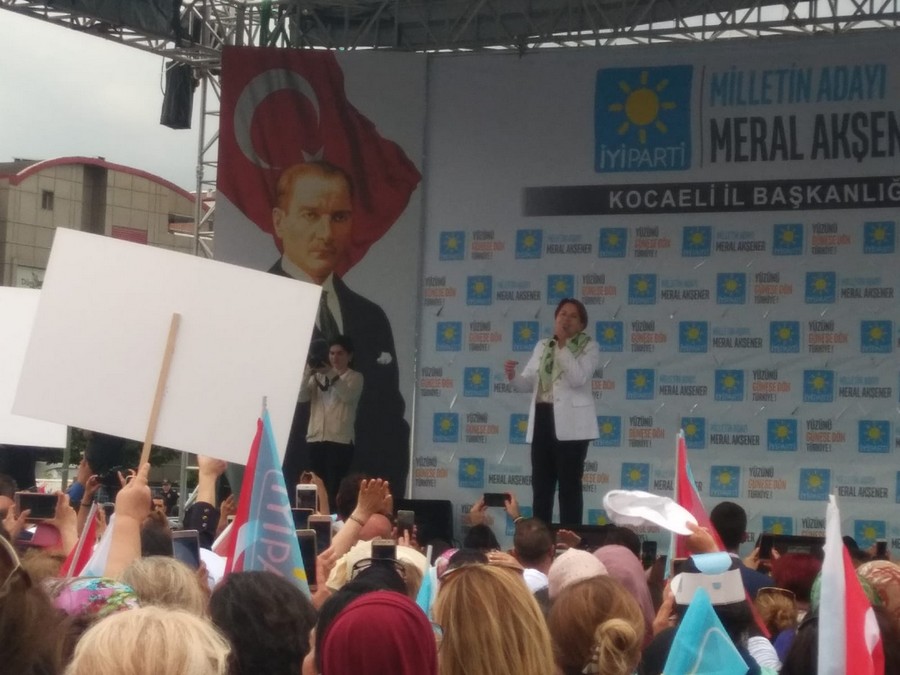 Cumhurbaşkanı Adayı Meral Akşener’in İzmit Miting’inden fotoğraflar