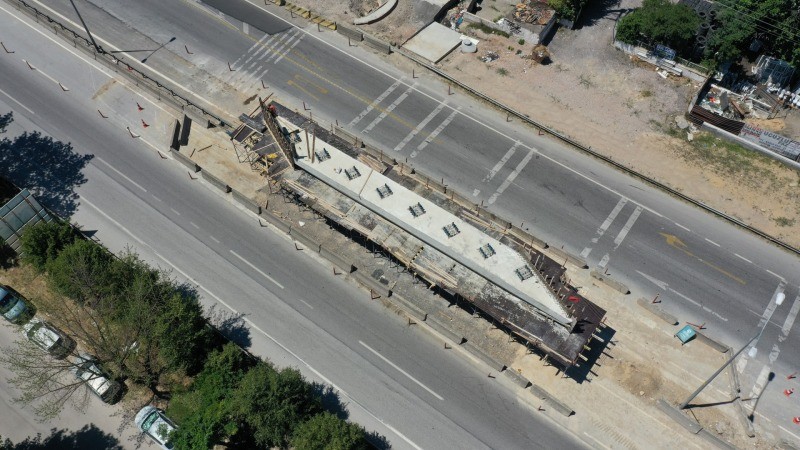 Kuruçeşme Tramvay Hattında kiriş imalatı için gün sayılıyor