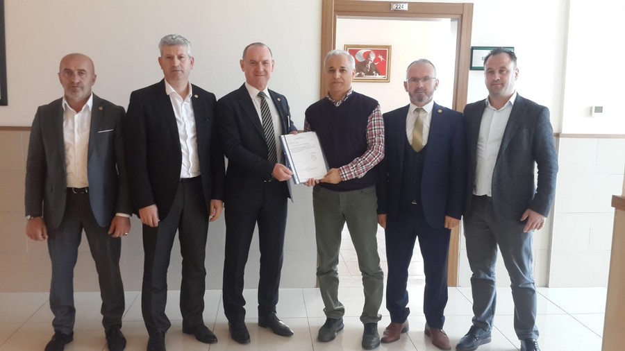 Türk Harb-İş Sendikası Kocaeli Şubesi Başkanı Turhan Yıldız  MAZBATASINI ALDI