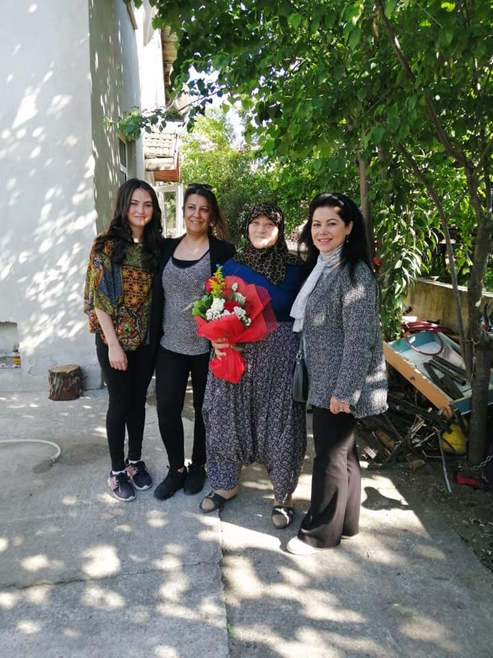 İYİ Parti Kadın Kolları Birimi’nden Şehit annesine ziyaret