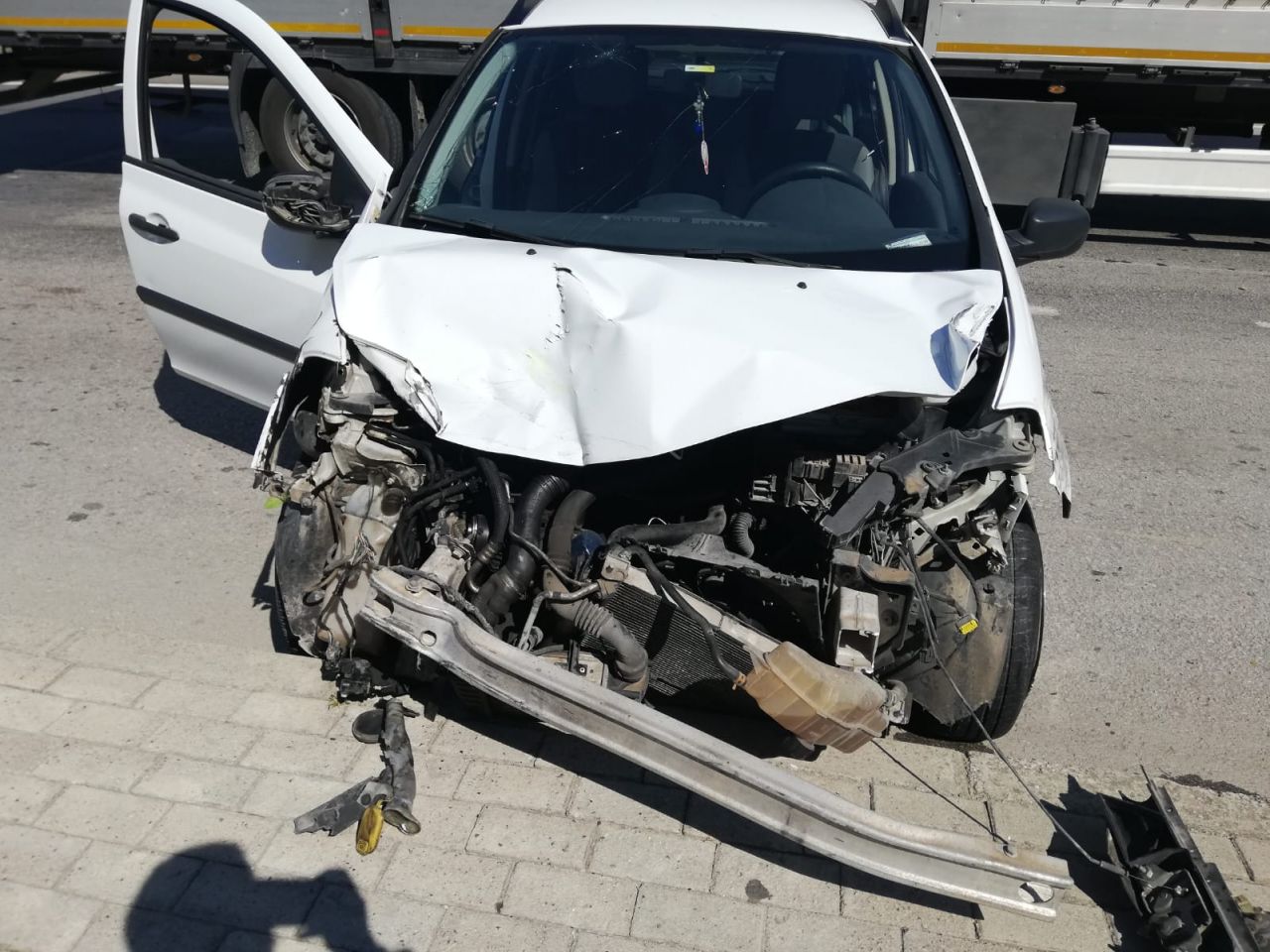 Değirmendere Topçular’da kaza 1 YARALI