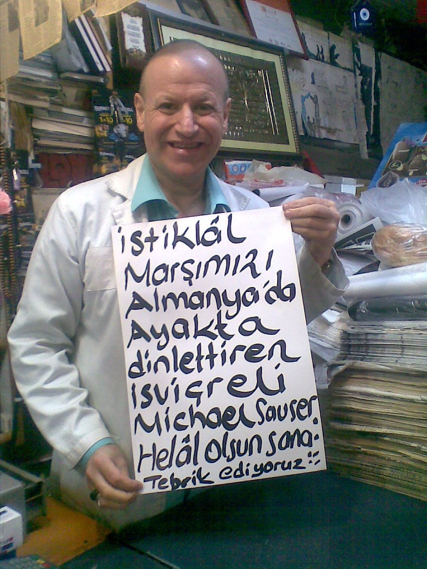 ‘TEBRİKLER MİCHAEL SAUSER’