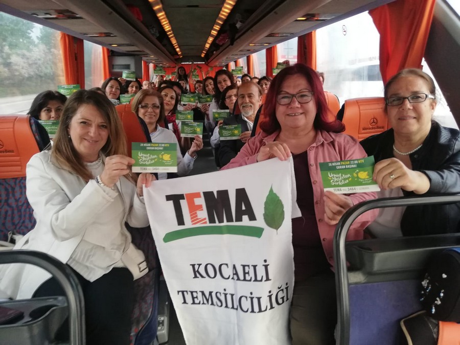 TEMA Vakfı, “Umut Yeşerten Şarkılar” özel yayınına  KOCAELİ VE GÖLCÜK’TEN YOĞUN KATILIM