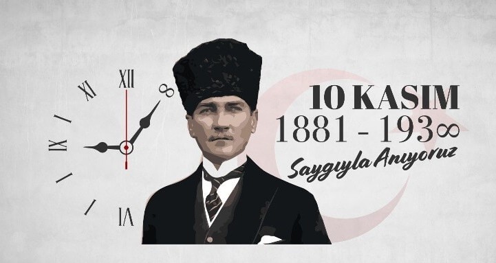 Gazi Mustafa Kemal Atatürk’ün ebediyete intikalinin 82.  yıldönümü CUMHURİYET YAŞAYACAK