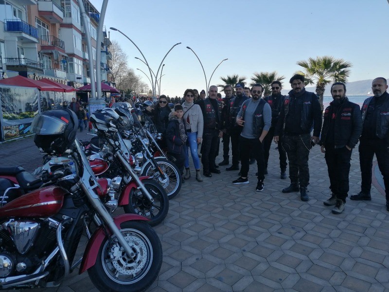Değirmendere’de motosiklet rüzgarı esti