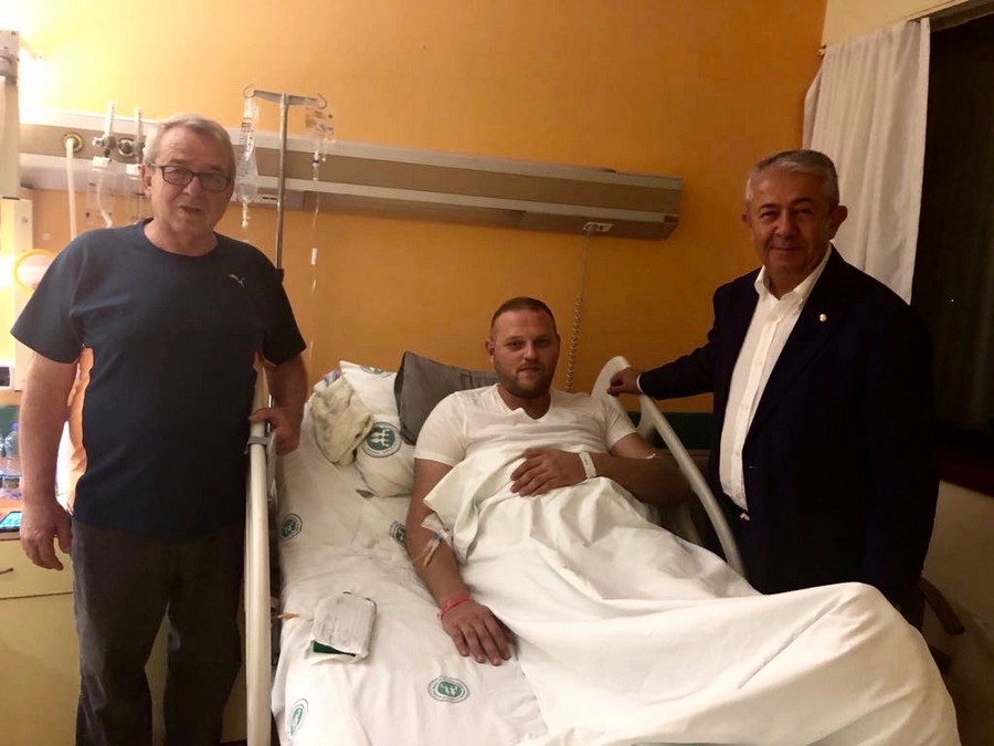 Coşkun Sunar’a geçmiş olsun ziyareti