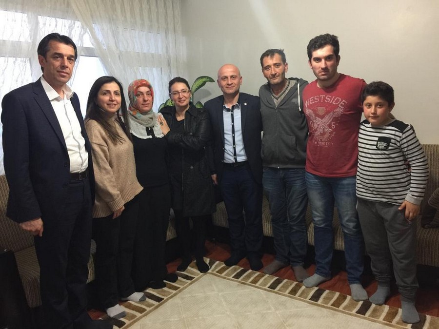 SİME-SEN Kocaeli Şubesi’nden  Şehit Ailelerine ziyaret