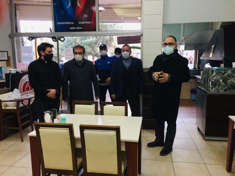 Kaymakam Karabulut işletmeleri denetledi  ‘ÇOK DİKKATLİ OLMAK ZORUNDAYIZ’