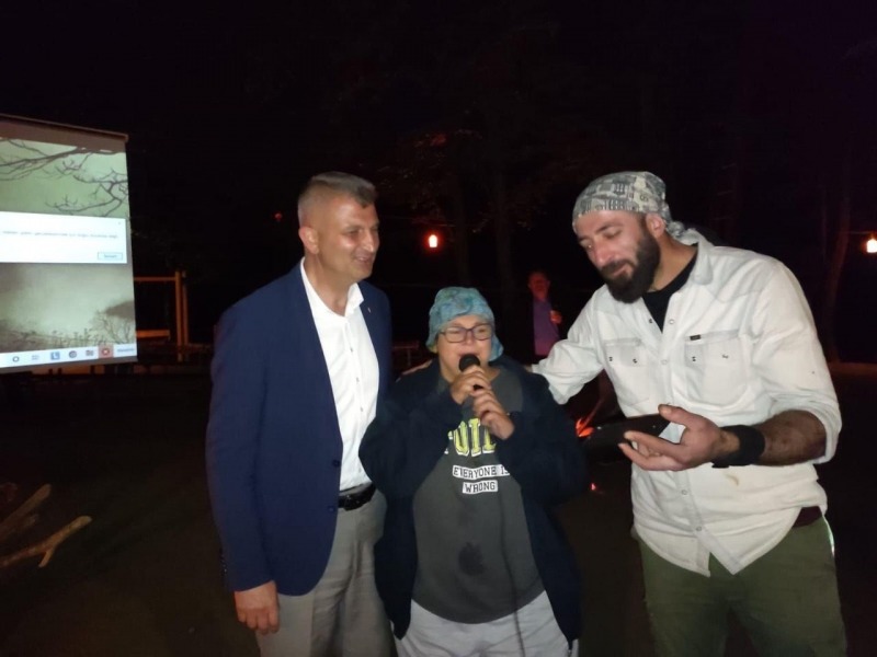 Başkan Sezer,Down Sendromlu bireylerin kampını ziyaret etti