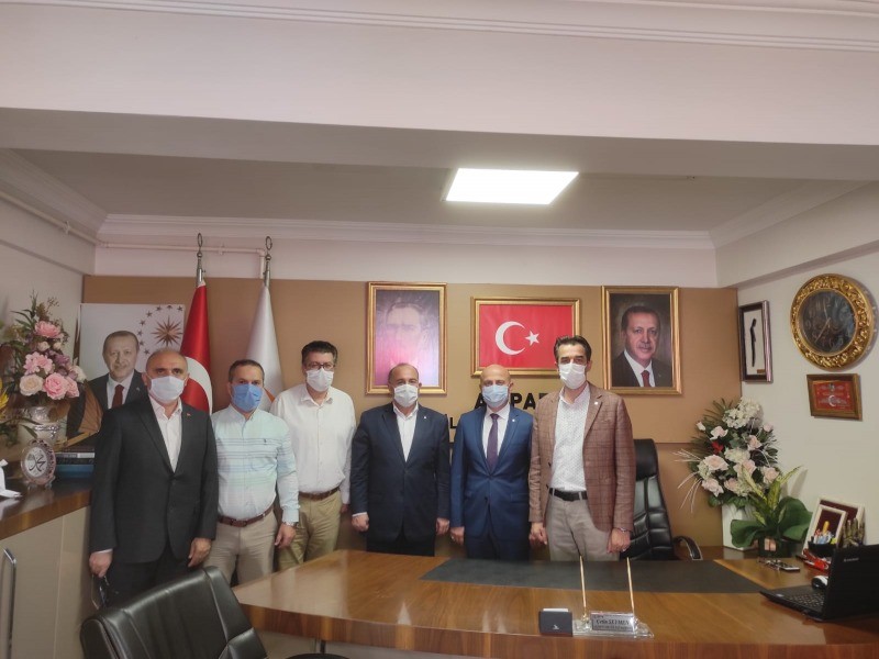 SİME-SEN’den AK Parti İlçe Başkanı Çetin Seymen’e HAYIRLI OLSUN ZİYARETİ