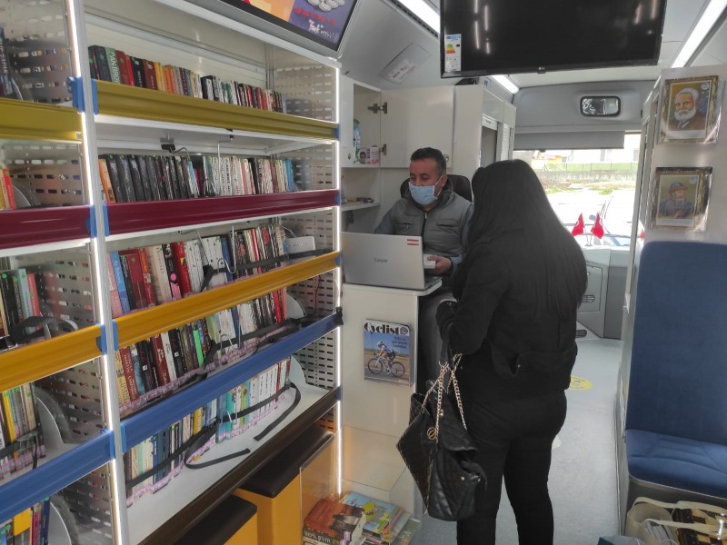 Gezici Kütüphane Yeniden Başiskele’de