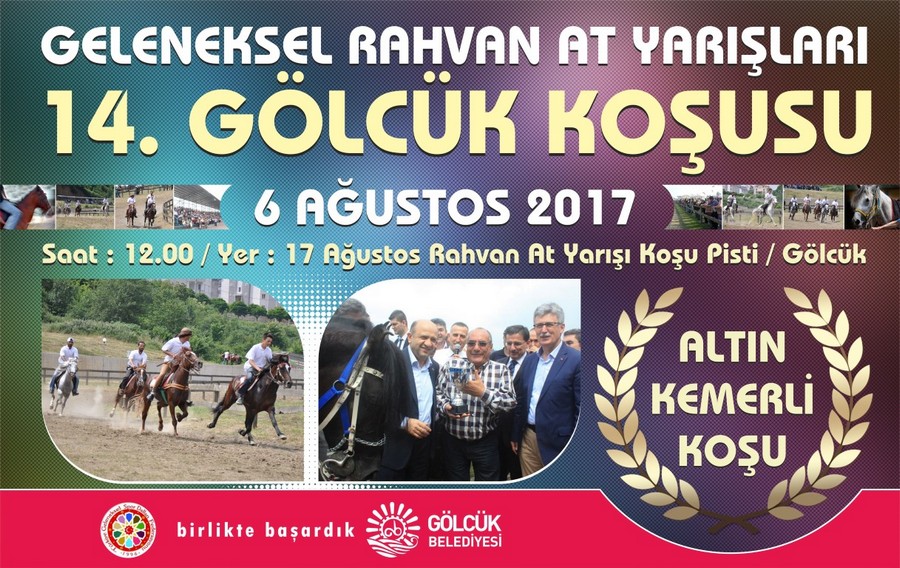 Altın Kemerli Gölcük Belediyesi Rahvan At Yarışları Başlıyor