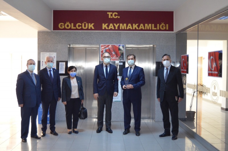Gölcük Kent Konseyi’nden Kaymakam Karabulut’a ziyaret ŞENTÜRK’Ü TEBRİK ETTİ