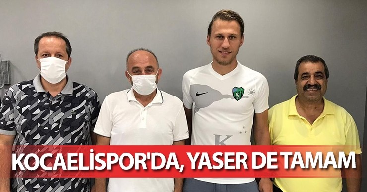 Kocaelispor’da, transfer çalışmaları devam ediyor YASER HACIMUSTAFAOĞLU KOCAELİSPOR’DA