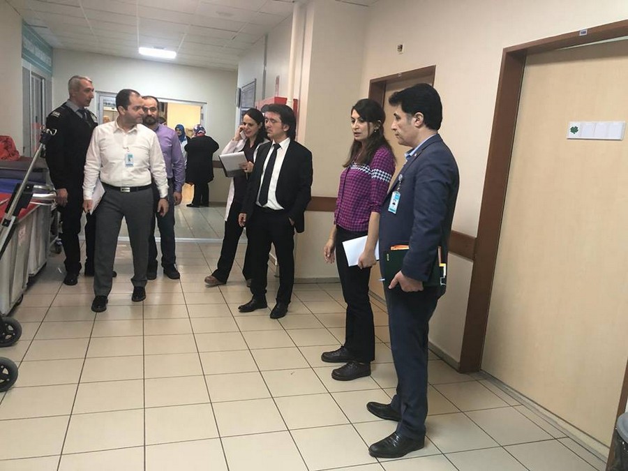 HASTANEDE BİNA TURU GERÇEKLEŞTİRİLDİ
