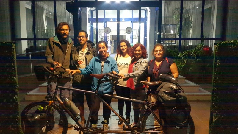 Engelleri aşmak için tandem bisikletle yola çıktılar  ‘PEDAL ARKADAŞIM’ GÖLCÜK’E ULAŞTI