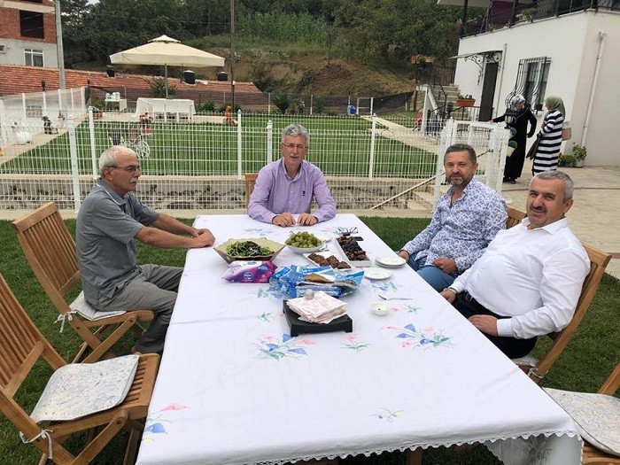 Başkan Baran’dan, Mevkidaşı Ellibeş’e ziyaret