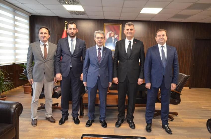 BAŞKAN SEZER KAYMAKAM YAZICI’YI ZİYARET   ETTİ