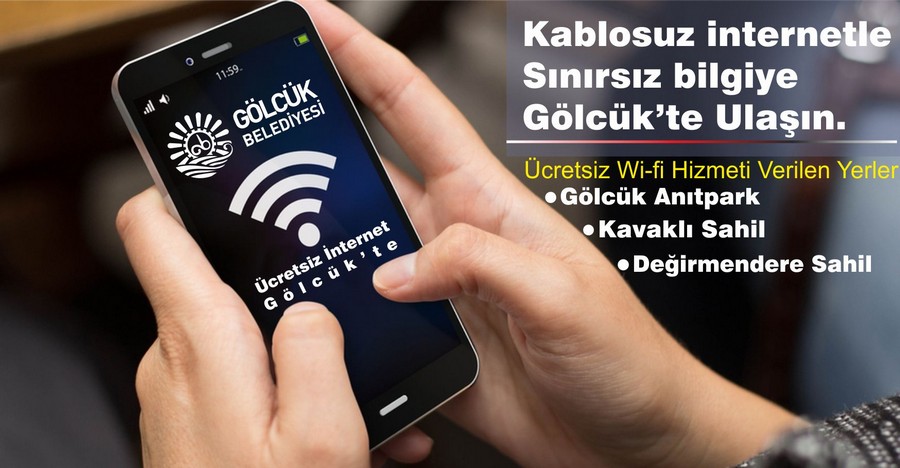 GÖLCÜK’TE ÜCRETSİZ KABLOSUZ İNTERNET ERİŞİM HİZMETİ