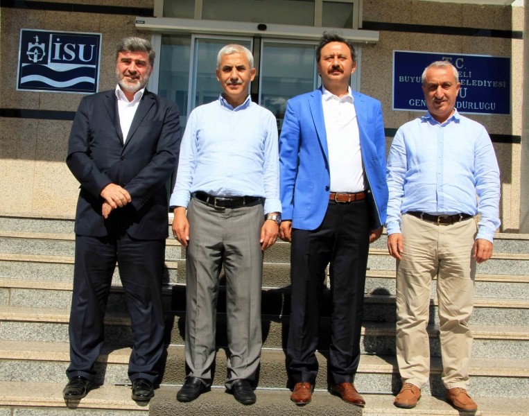 İSU GENEL MÜDÜRÜ ALİ SAĞLIK’A ZİYARETLER SÜRÜYOR